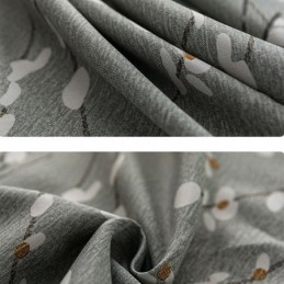 Cortina Moderna Hecha A Medida Cortina Con Estampado Floral Para El Hogar