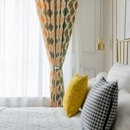 Cortina Moderna Hecha A Medida Cortina Patrón Panal Inicio