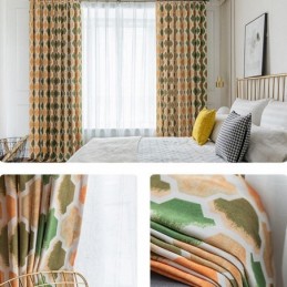 Cortina Moderna Hecha A Medida Cortina Patrón Panal Inicio