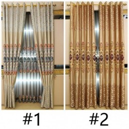 Cortina Moderna Hecha A Medida Cortina Bordada Decorativa