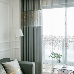 Cortina Nórdica Hecha A Medida Cortina Fresca Decoración Del Hogar