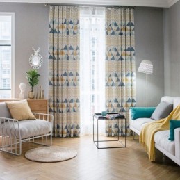 Cortina Moderna Hecha A...