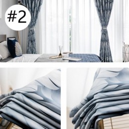 Cortina Moderna Hecha A Medida Cortina Plantas Impresión Hogar