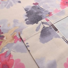 Cortina Moderna Hecha A Medida Cortina Algodón Estampado Flores