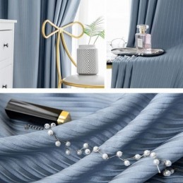 Cortina Para El Hogar Hecha A Medida Cortina Estilo Nórdico Color Liso