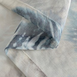 Cortina Moderna Hecha A Medida Cortina Plumas Estampado Hogar