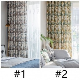 Cortina Moderna Hecha A Medida Cortina Algodón Estilo Sencillo