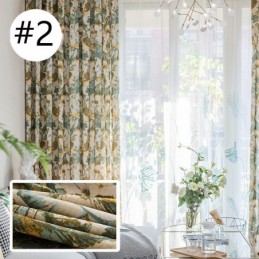 Cortina Moderna Hecha A Medida Cortina Algodón Estilo Sencillo