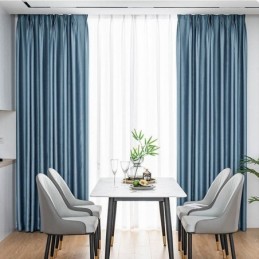 Cortina Para El Hogar Hecha A Medida Cortina Estilo Nórdico Color Liso