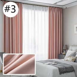 Cortina Para El Hogar Hecha A Medida Cortina Estilo Nórdico Color Liso