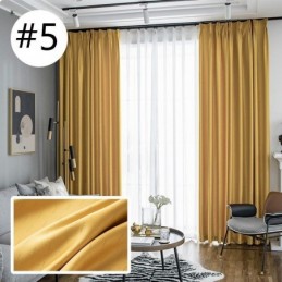 Cortina Para El Hogar Hecha A Medida Cortina Estilo Nórdico Color Liso