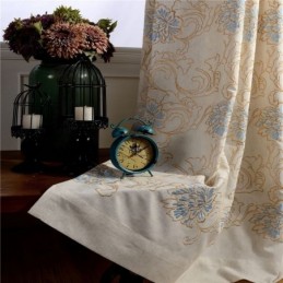 Cortina Minimalista Para Oscurecer Habitaciones, Hecha A Medida, De Algodón Y Lino, Para Ventanas.