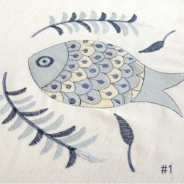 Cortina Opaca Bordada Hecha A Medida, Cortina Minimalista Para Habitación Infantil.