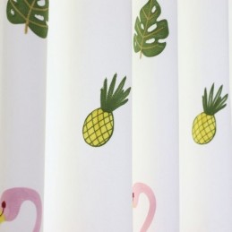 Cortina De Flamenco Bordada, Hecha A Medida, Semitransparente, Para Sala De Estar Y Dormitorio.