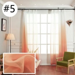 Cortinas De Gasa Transpirables Para Sala De Estar Con Diseños De Impresión Minimalistas Modernos
