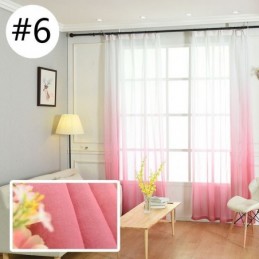 Cortinas De Gasa Transpirables Para Sala De Estar Con Diseños De Impresión Minimalistas Modernos