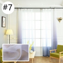 Cortinas De Gasa Transpirables Para Sala De Estar Con Diseños De Impresión Minimalistas Modernos