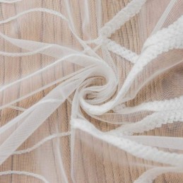 Cortina Transparente Moderna Y Sencilla, Hecha A Medida, Con Diseño Geométrico De Jacquard, Para Sala De Estar Y Estudio.