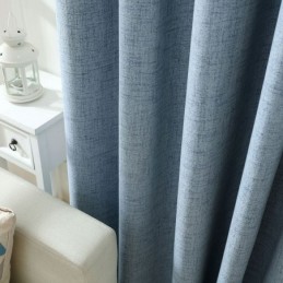 Cortina Moderna Y Sencilla, Hecha A Medida, Sólida, Impermeable, Para Sala De Estar, Oficina, Tela Opaca.