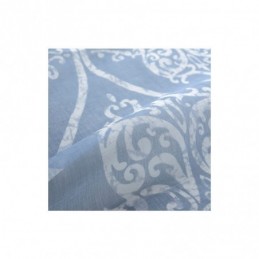 Cortina Japonesa Sencilla Transparente, Hecha A Medida, Con Estampado Azul, Para Estudio Y Sala De Estar.