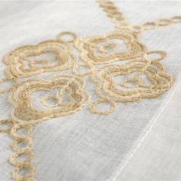 Cortinas Nórdicas Transparentes Con Estampado De Diamantes Para Sala De Estar Y Dormitorio.