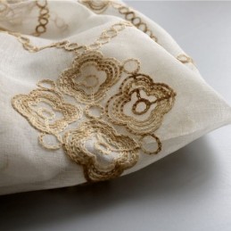 Cortinas Nórdicas Transparentes Con Estampado De Diamantes Para Sala De Estar Y Dormitorio.