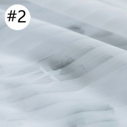 Cortinas Transparentes A Rayas Para Decoración Del Hogar, Modernas Cortinas De Tul Hechas A Medida Para Sala De Estar.