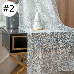 Cortinas Transparentes De Tul Nórdico, Elegantes Cortinas De Gasa Blanca, Hechas A Medida, Paneles De Persianas Para Sala De Est