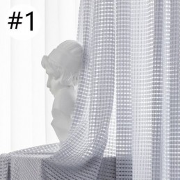 Cortinas Con Filtro De Luz Y Textura De Tejido Gofre Para Sala De Estar