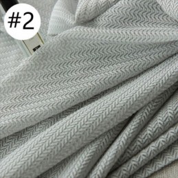 Cortina De Tul Blanco De Lujo, Hecha A Medida, Para Sala De Estar, Dormitorio, Ventana, Visillo Jacquard.