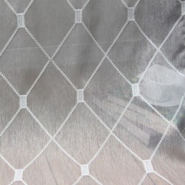 Cortinas Transparentes Con Patrón Geométrico Para Sala De Estar Y Dormitorio