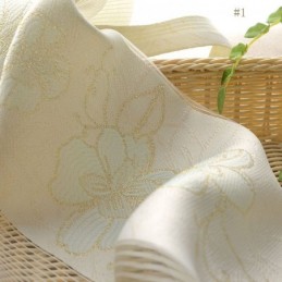 Cortina Transparente Rústica Sencilla, Hecha A Medida, Tela Jacquard Con Estampado De Flor De Durazno Para Dormitorio Y Sala De 