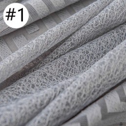 Cortinas Transparentes Geométricas Para Sala De Estar Y Dormitorio