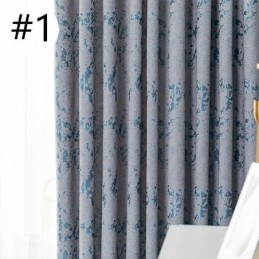 Cortinas Opacas De Jacquard De Lujo Para Sala De Estar Y Dormitorio
