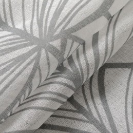 Cortina Con Estampado De Hojas, Hecha A Medida, De Tul Transparente Para Sala De Estar Y Dormitorio.