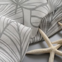 Cortina Con Estampado De Hojas, Hecha A Medida, De Tul Transparente Para Sala De Estar Y Dormitorio.