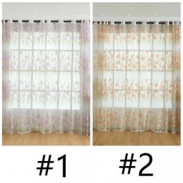 Cortina De Tul Con Diseño Floral Europeo, Hecha A Medida, Estilo Pastoral Para Sala De Estar.