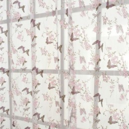Cortinas De Tul Con Estampado De Flores Y Mariposas, Decoración Para Ventanas, Cortinas De Gasa, Hechas A Medida
