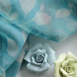 Cortinas Semitransparentes Con Estampado De Hojas Para Sala De Estar Y Dormitorio