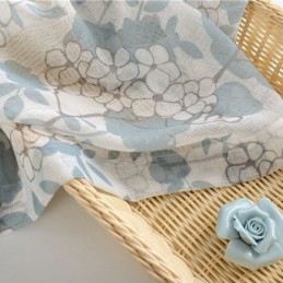 Cortinas De Tul Transparentes Con Estampado Floral Para Sala De Estar Y Dormitorio