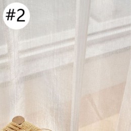 Cortina De Tul Con Mosquitera De Jacquard Moderna, Hecha A Medida, Para Sala De Estar Y Dormitorio.