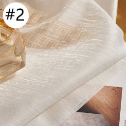 Cortina De Tul Con Mosquitera De Jacquard Moderna, Hecha A Medida, Para Sala De Estar Y Dormitorio.