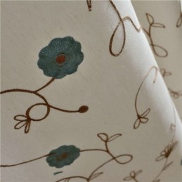 Cortinas Sencillas Japonesas Hechas A Medida Con Bordado Fresco.