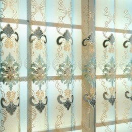 Cortina Transparente De Elegancia Europea, Hecha A Medida, Para Sala De Estar Y Dormitorio.