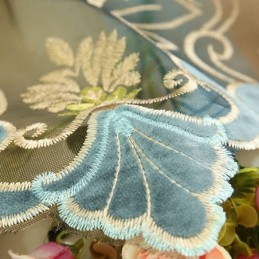 Cortina Transparente De Elegancia Europea, Hecha A Medida, Para Sala De Estar Y Dormitorio.