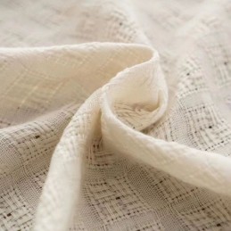 Cortinas De Tul Jacquard A Cuadros Para Ventana De Sala De Estar