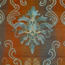 Cortina Bordada Europea, Hecha A Medida, De Lujo, Para Sala De Estar Y Dormitorio.