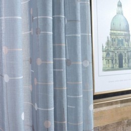 Cortinas Estampadas De Tul Semitransparentes Para Sala De Estar Y Dormitorio