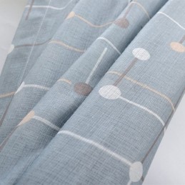 Cortinas Estampadas De Tul Semitransparentes Para Sala De Estar Y Dormitorio