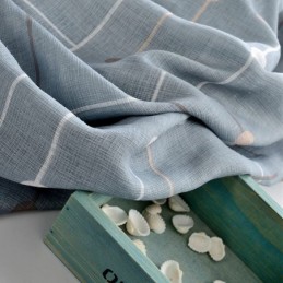 Cortinas Estampadas De Tul Semitransparentes Para Sala De Estar Y Dormitorio